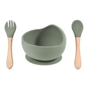 সিলিকন খিচুড়ি বাটি(Olive)(Silicon Plat)